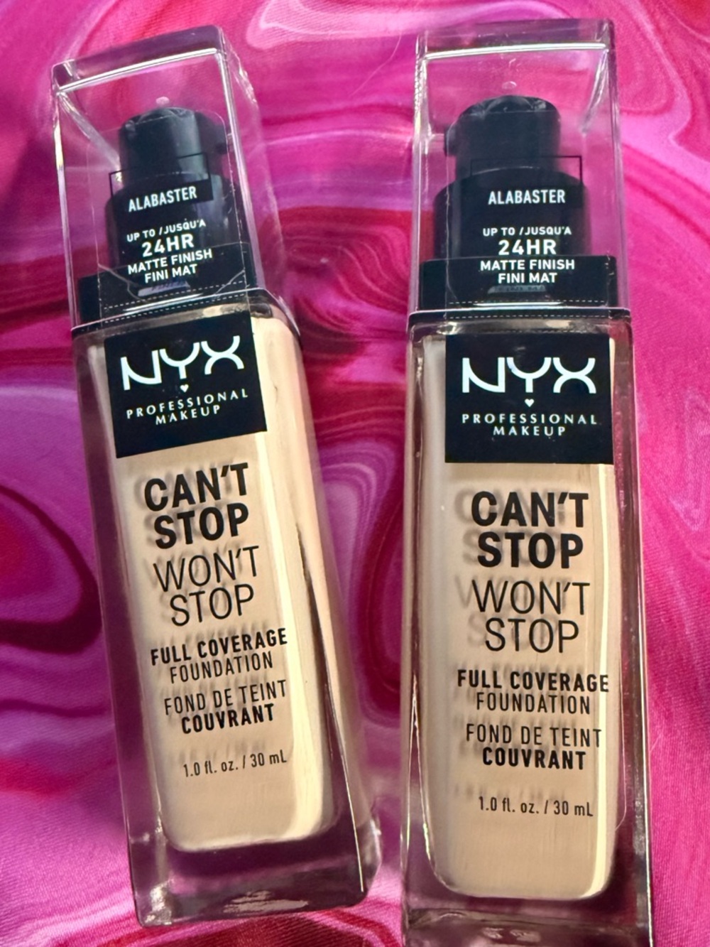 2 NYX - Can't Stop Won't Stop Full Coverage Foundation – Alabaster (Light)